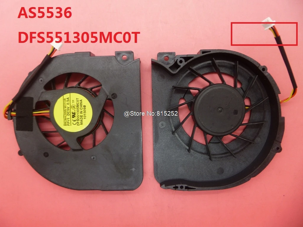 Вентилятор процессора для ноутбука ACER AS5536 5536G 5738 5338 MG55150V1 Q060 G99 DFS551305MC0T F8V1 новые три