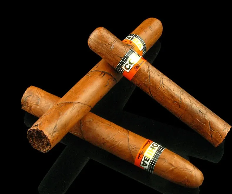Смола моделирование COHIBA сигареты, поддельные сигары сигареты, сигары реквизит, сигарная модель, размер 150 мм