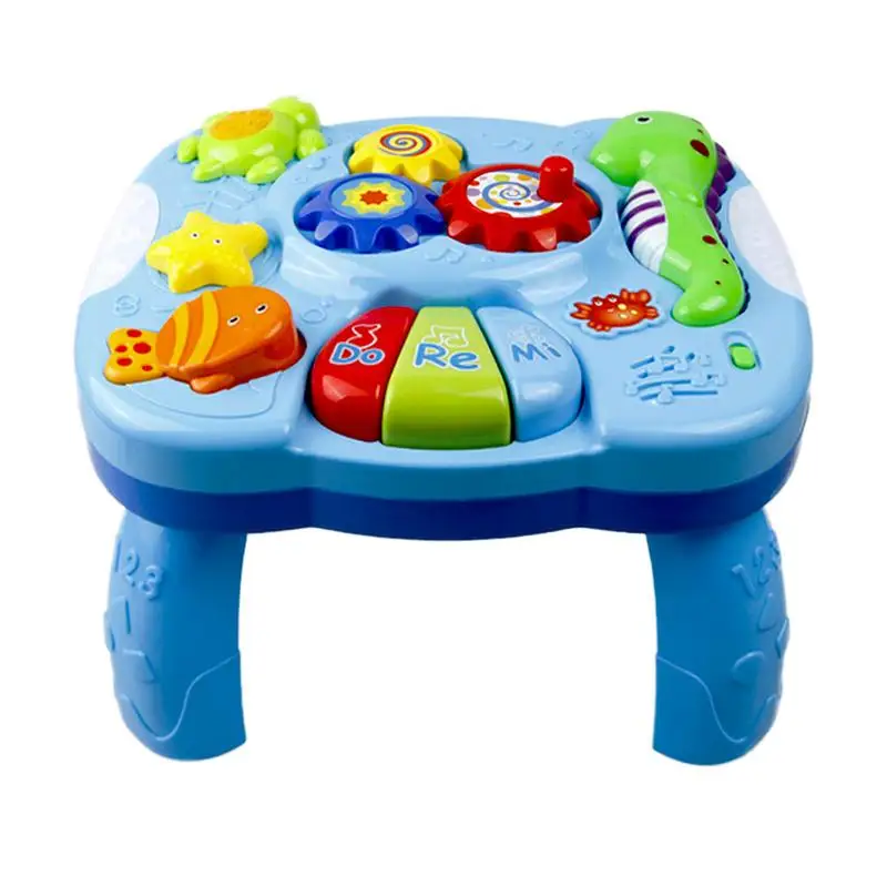 

Toys Musical Learning Table Aquatic Creatures Music Activity Center Game Table Toddlers Infant Kids Toys For 1 2 3 Years