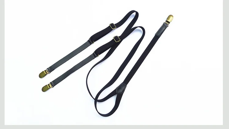 Подтяжки мужскиеНовый ремень для кожи лица и эластичная линза Vintage Clip Men Sling2 цвета черный и коричневыйподтяжки женские выбирают женские