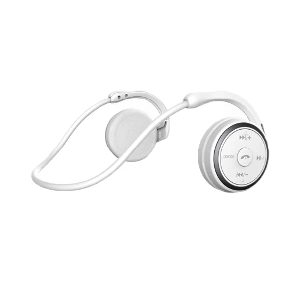 White Шейные беспроводные наушники Suicen AX-698 L8 Bluetooth наушники TF карта fm-радио портативная беспроводная поддержка челюстей - Цвет: White