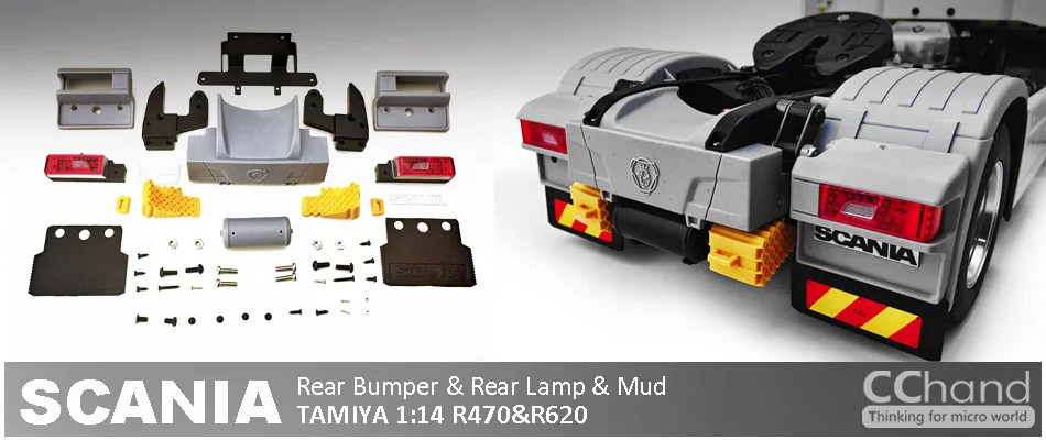 CChand Tamiya по супер скидке 1/14 прицеп SCANIA R470 R620 полный хвост радиоуправляемая Игрушечная машина