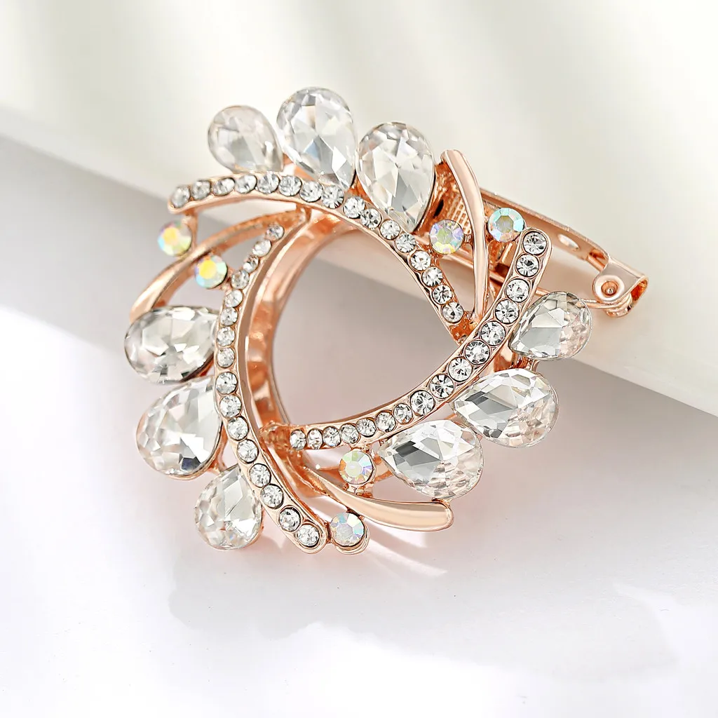 Брошь Снежинка в стиле ретро медная булавка модные аксессуары для платья брошь