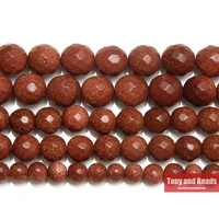 natural faceted gold sandstone golden sand round loose beads 15 strand 4 6 8 10 12 mm pick size sab15