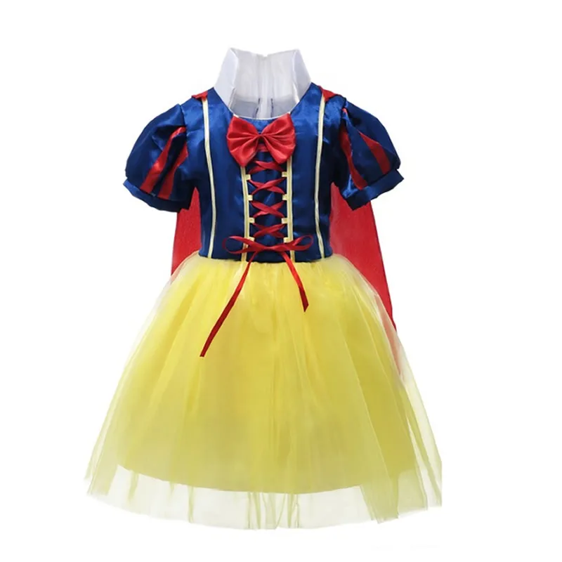 Snow White Dress 3 Платье Белоснежки для девочек; детское платье принцессы; костюмы Белоснежки и Егеря для малышей; нарядная одежда; наряды для рождественской вечеринки - Цвет: Snow White Dress 3
