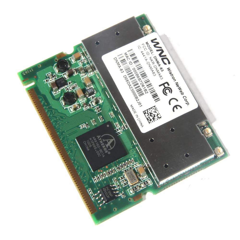 Atheros AR9160 Mini PCI ABGN 802.11N WI-FI 300 Мбит/с 802.11a/B/G/N Беспроводной wlan mini pci Wi-Fi сетевой карты |