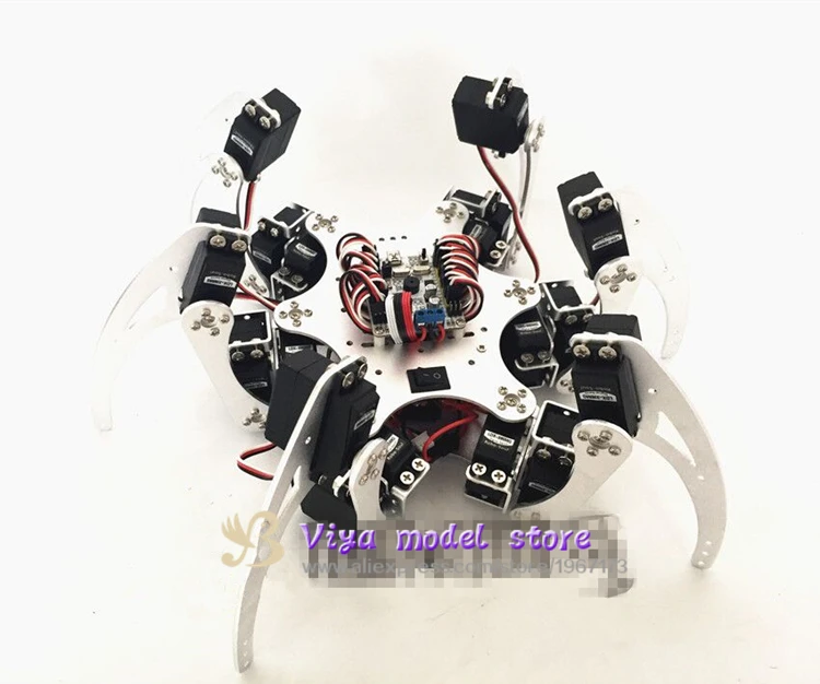 Алюминиевый робот-паук Hexapod 18 DOF устройство для насекомых цифровой сервопривод с