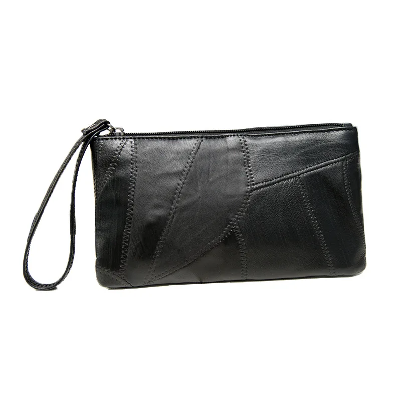 Женская сумка клатч из овечьей кожи новинка кошелек для монет кожаная маленькая