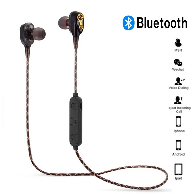 Беспроводные спортивные наушники Teamyo с Bluetooth стереогарнитура басами и