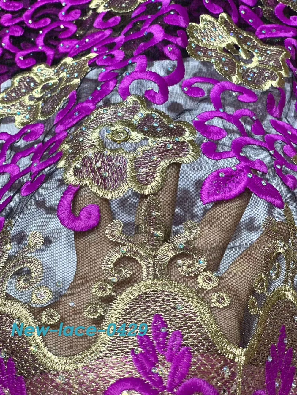 Новое поступление Африканское французское Тюлевое свадебное кружевное платье