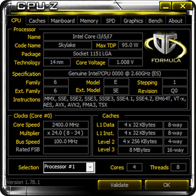 QHQF Инженерная версия процессора INTEL I7 Q0 SKYLAKE как QHQG 2 6G 1151 8WAY 95W DDR3L/DDR4 Графический core