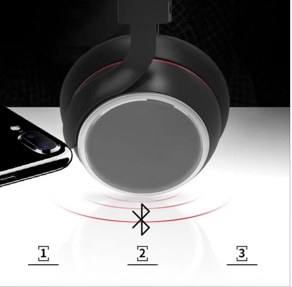 Беспроводные наушники Bluetooth 5,0, гарнитура высокого качества, стерео музыкальные наушники с басами и мягкими наушниками для смартфона