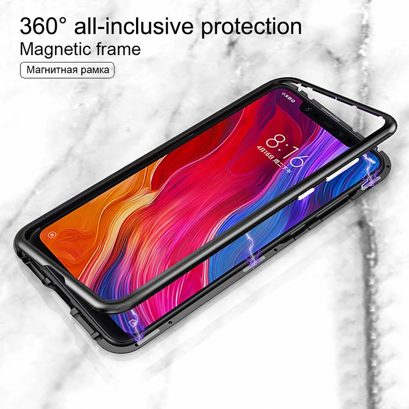 360 Полный Магнитный чехол для телефона для Red mi K20 K20 Pro Чехол двусторонний чехол металлический бампер оболочка для Xiaomi mi 8 mi 9T mi 9T Pro