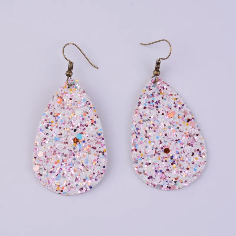 Серьги подвески в форме капли блестки различные цвета|dangle drop earings|dangle earringsdrop dangle