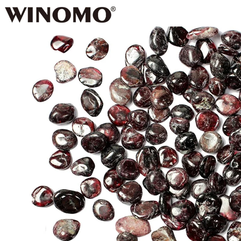 WINOMO 50 г 9 14 мм натуральный гранат для глубокого вина гравия камни кварцевые гальки