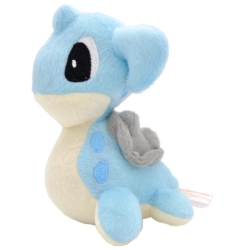 Lapras 15cm Милый эльф Пикачу Пичу лапрас торшик белка Chikorita Psyduck marill Mew плюшевая игрушка мягкая кукла прекрасная коллекция подарок - Цвет: Lapras 15cm