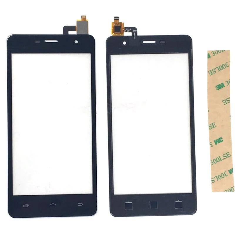 Высокое качество для Micromax Q351 сенсорный экран дигитайзер замена фронтального стекла+ 3M клейкой ленты