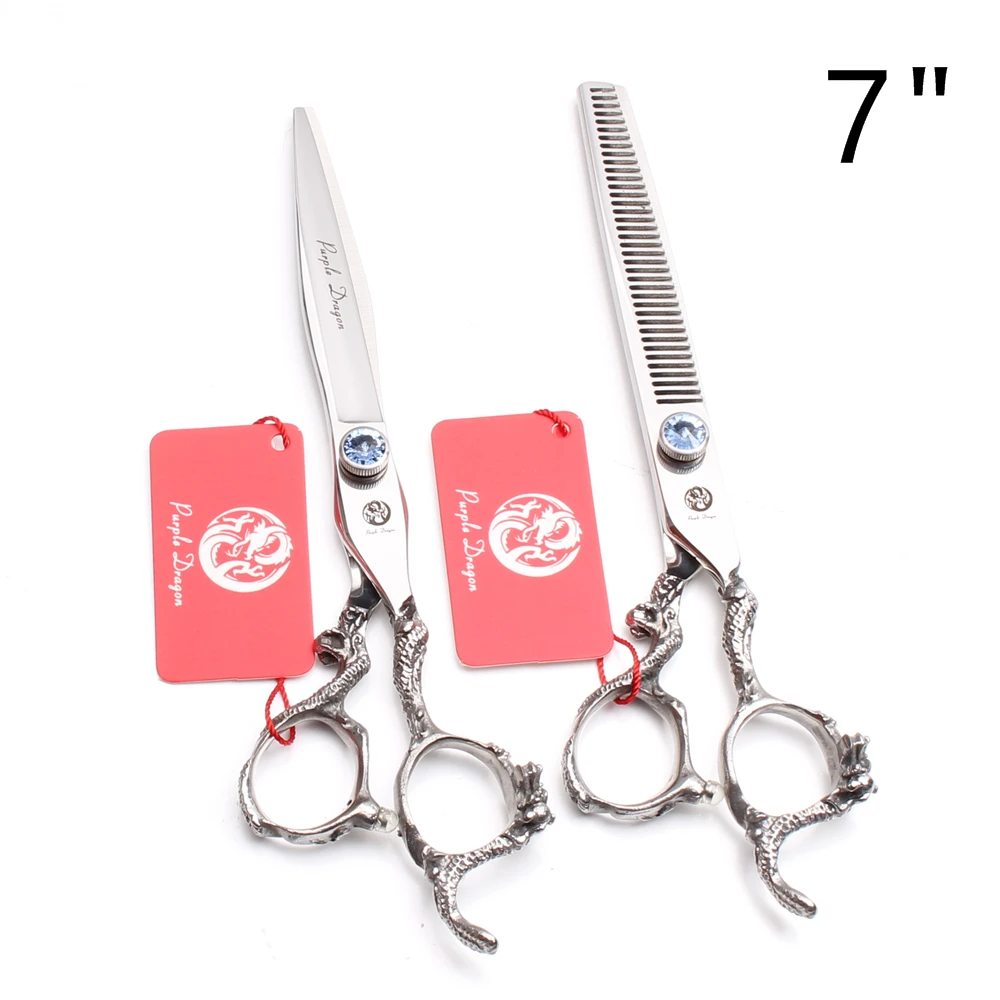 Набор для стрижки Purple Dragon 7 дюймов 19 5 см 440с ножницы собак филировка волос