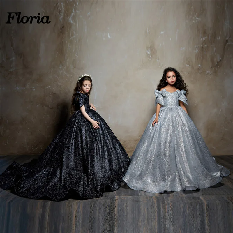 Новинка шикарное бальное платье длинное Цветочное для девочек Vestidos deminha 2019
