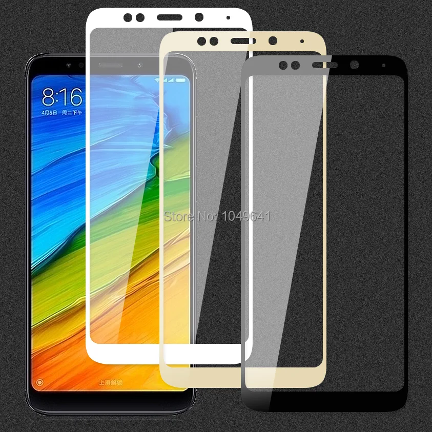 Закаленное стекло для Xiaomi Redmi 5 плюс защита экрана 99 дюймов 9h 2 5D полный экран