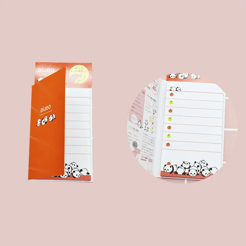 Милые животные кот панда липкие Примечания Kawaii блокнот мультфильм планировщик