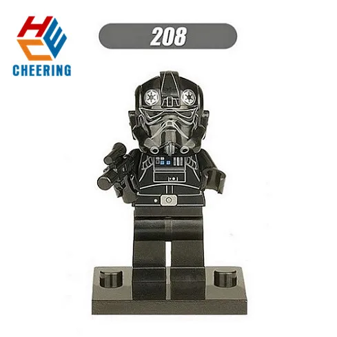 208 Without Box Одиночная строительных блоков космический The Force Awakens Chewbacca Kylo Ren Han Solo подарок фигурки Кирпичи игрушки для детей X0104 - Цвет: 208 Without Box
