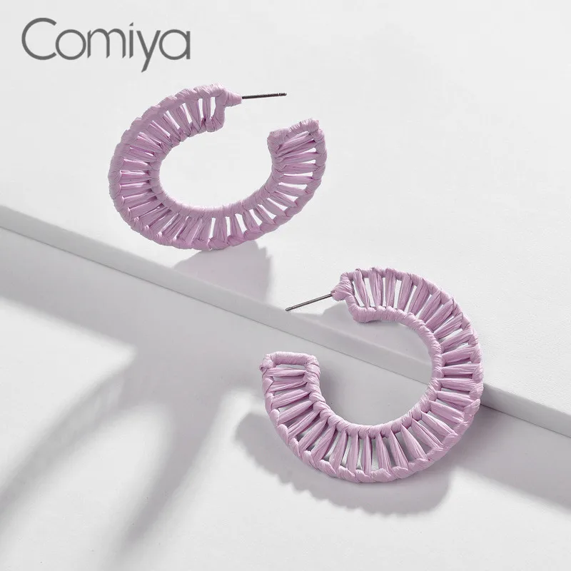 Comiya Personality Stud Earrings For Women Handmade Accessories Pendientes Big Earring Boucle Doreille Femme Wholesale | Украшения и