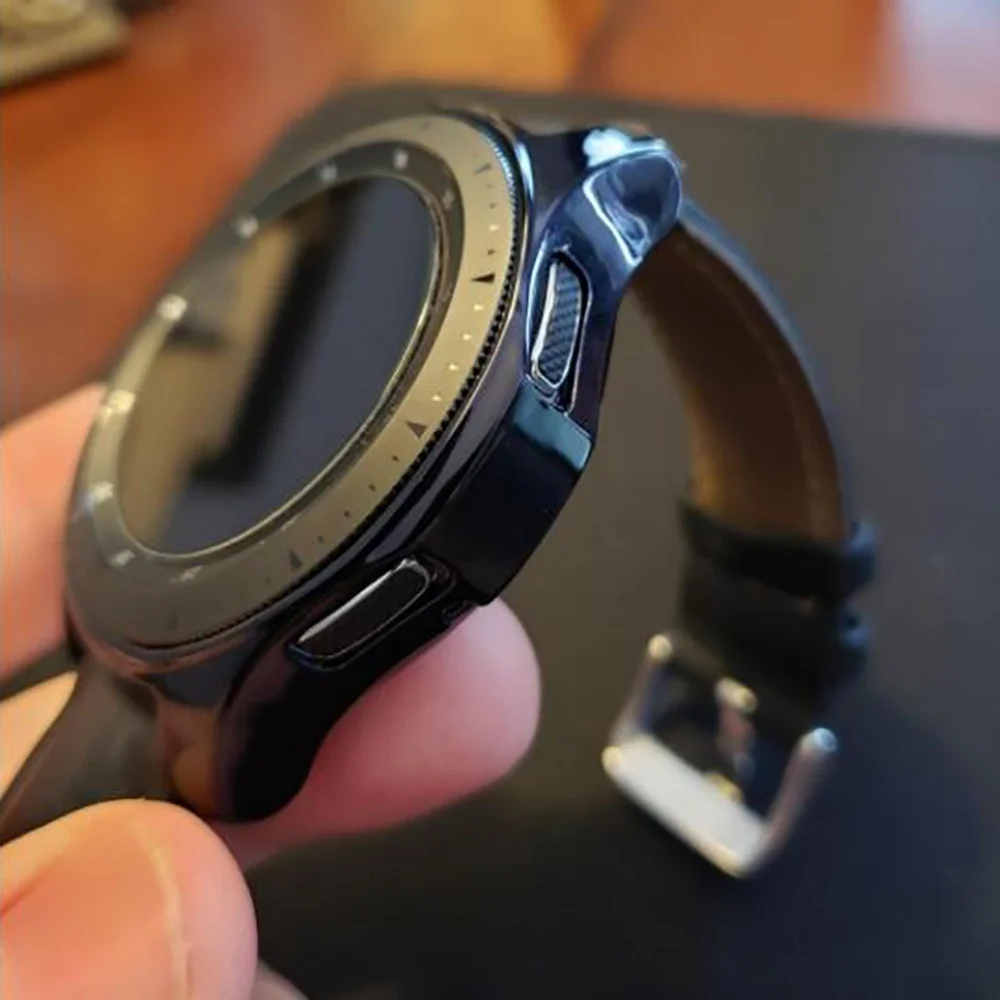 Gear S3 frontier для samsung Galaxy Watch, 46 мм, 42 м, ремешок, чехол, reloj, покрытие из мягкого ТПУ, все вокруг, защитный чехол, оболочка, рамка