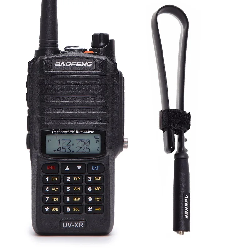 add 47cm antenna Baofeng UV-XR IP67 водонепроницаемый двухдиапазонный радиоприемник UVXR 4800 мАч 10 Вт мощная рация 10 км дальность действия двухстороннее удобное радио - Цвет: add 47cm antenna