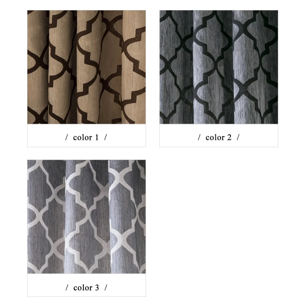 Короткая готовая Современная занавеска для гостиной окна кухни втулки