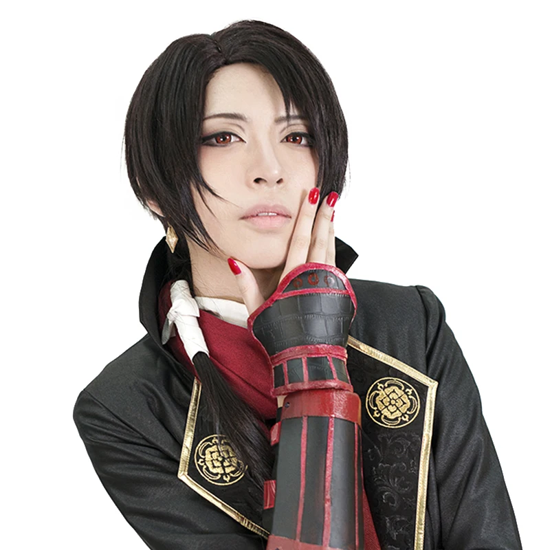 HSIU высокое качество kasuu Kiyomitsu косплей парик Touken Ranbu онлайн игра костюм играть парики Хэллоуин костюмы волосы