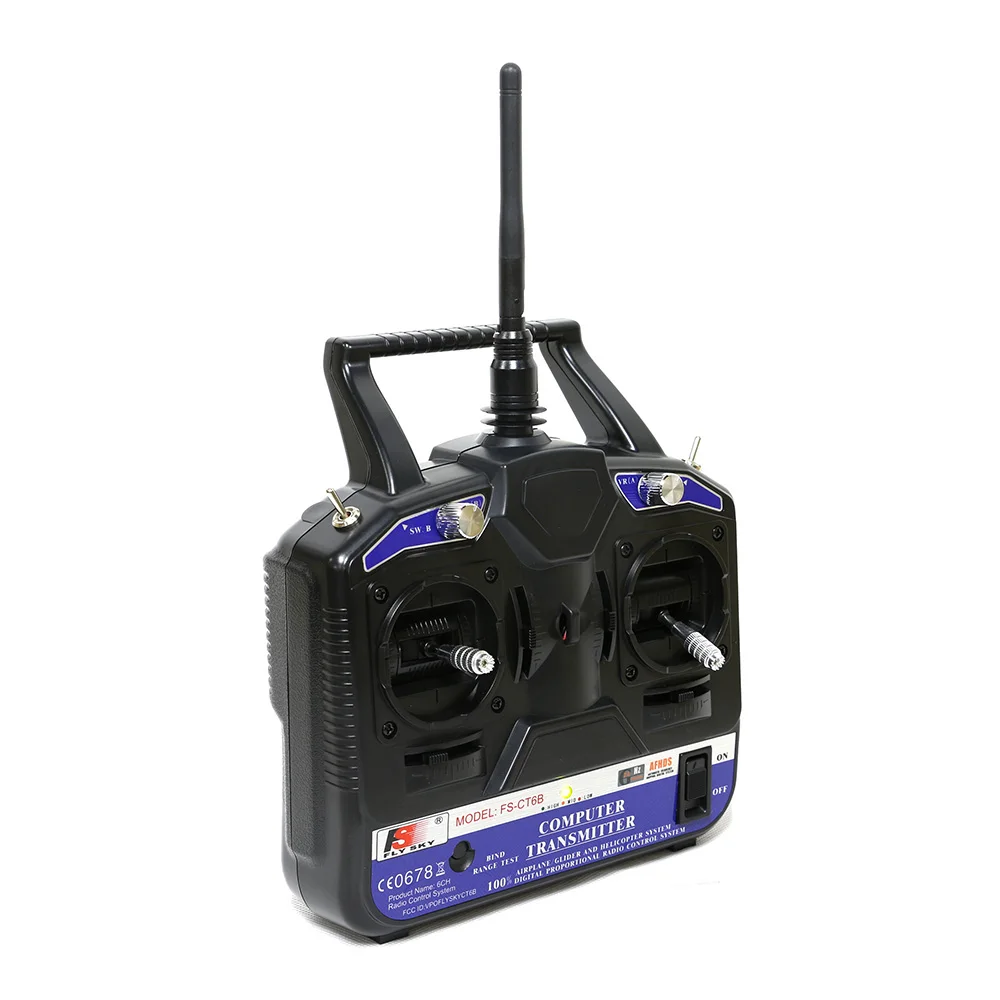 Fly Sky FS CT6B 6CH 2 4G RC передатчик и фотоприемник пульт дистанционного управления 6