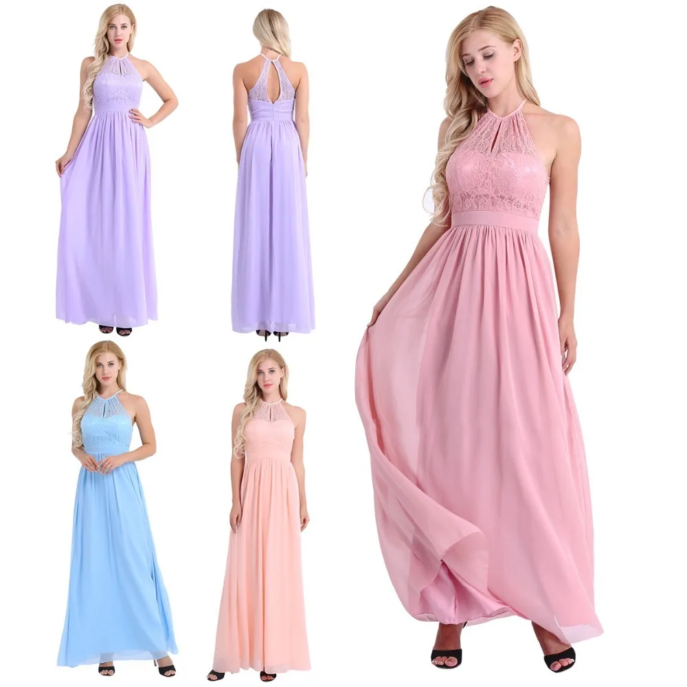Женское шифоновое платье без рукавов с лямкой на шее|chiffon dress|dresses ladiesgown dress |