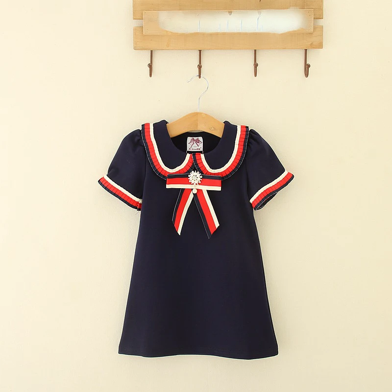 Everweekend Обувь для девочек лук жемчужные оборками платье сладкий Одежда яркого