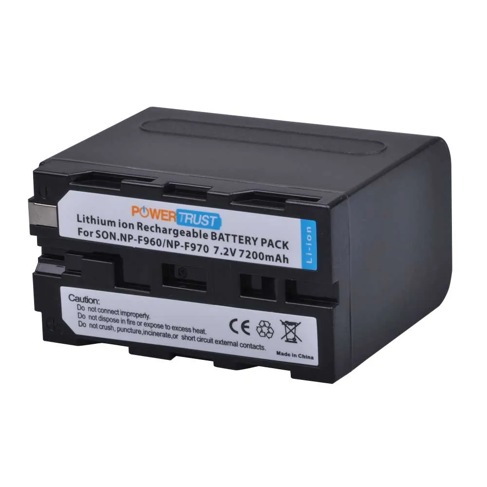 Цвет: желтый 2 шт. 7200 мА/ч, NP-F970 NP-F960 NP F960 NPF970 F960 Батарея+ Dual USB Зарядное устройство для sony F930 F950 F770 F570 F970 CCD-RV100 HVR-V1J - Цвет: Цвет: желтый