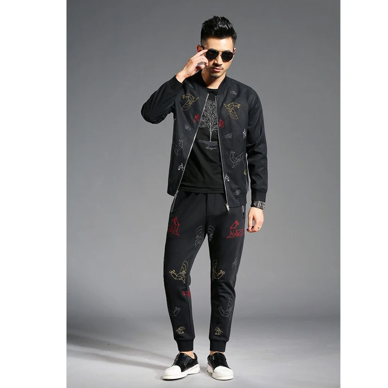 2018 бренд Для мужчин s Курточка бомбер тонкий Бейсбол Jac de goutets одноцветное Цвет