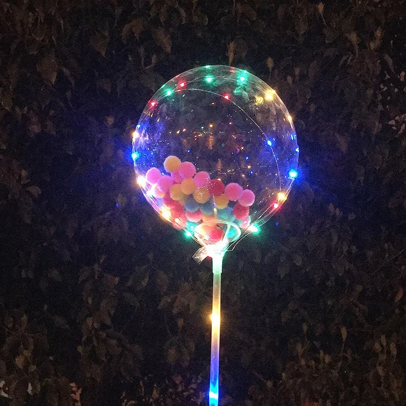 Bobo шар светящиеся шары Globos Сердце Конфетти декор для венчания расходные