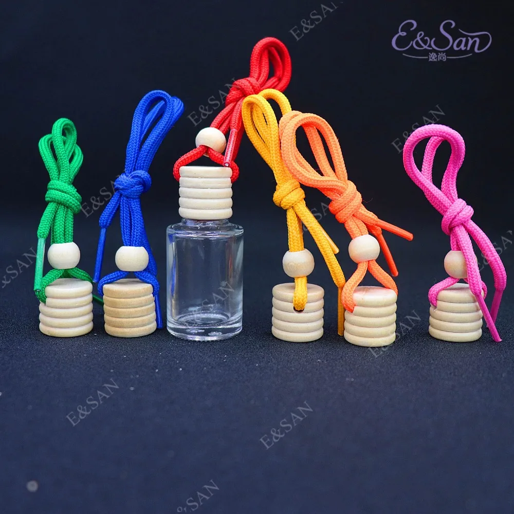 FM221-15ML Round Decoration Supplies Automotive Glass Perfume  Bottle Car Hanging Bottle 100PCS/LOT