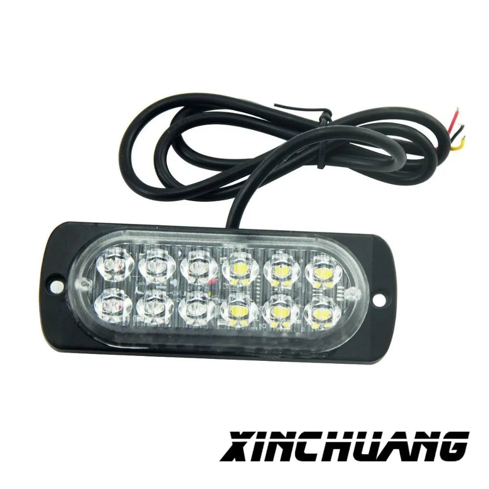 Ультра-тонкая высокая мощность 36 Вт Водонепроницаемая 12 В 24 в 12LED автомобиль