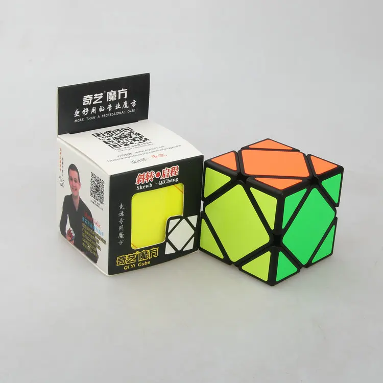 Mofangge Qicheng Skew cube Черный/Stickerless Cube Puzzle Stickerless Подарочная идея для X'mas birthday