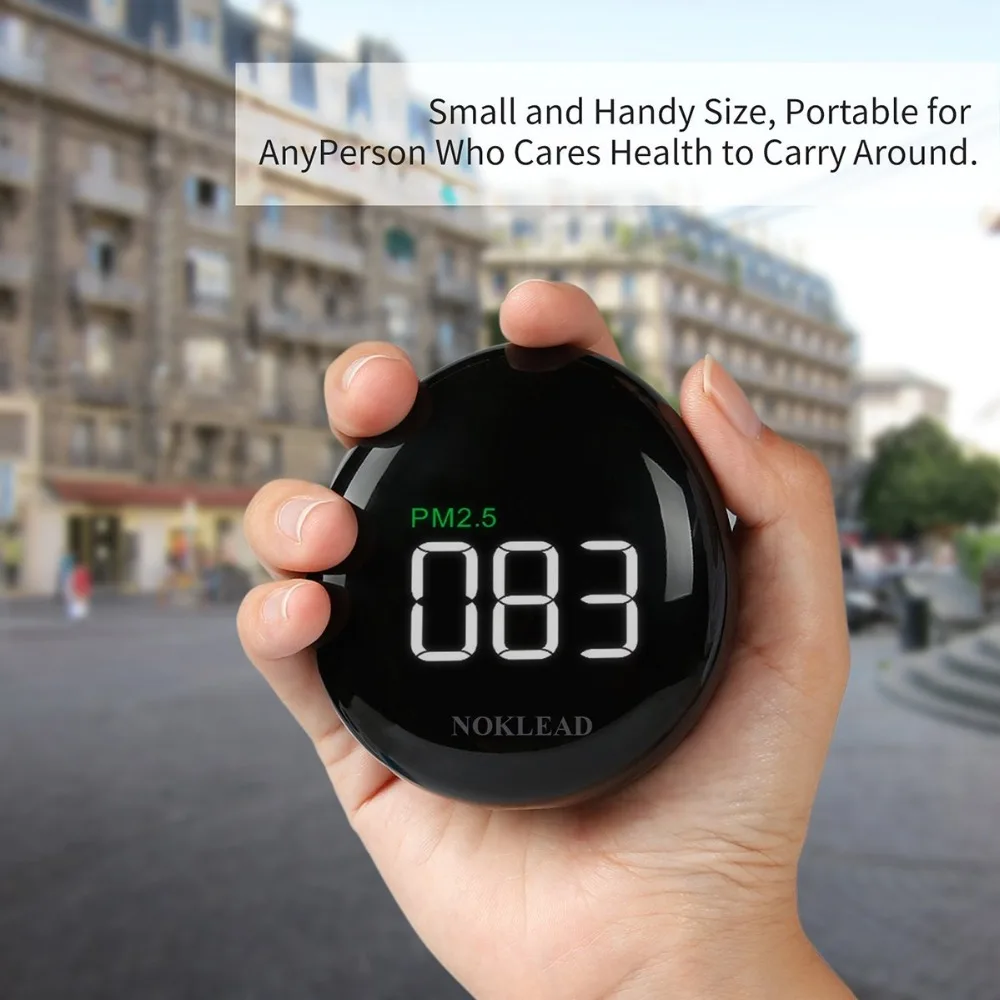 Портативный зарядка через usb PM2.5 лазерный детектор Air Quality мониторы индекс