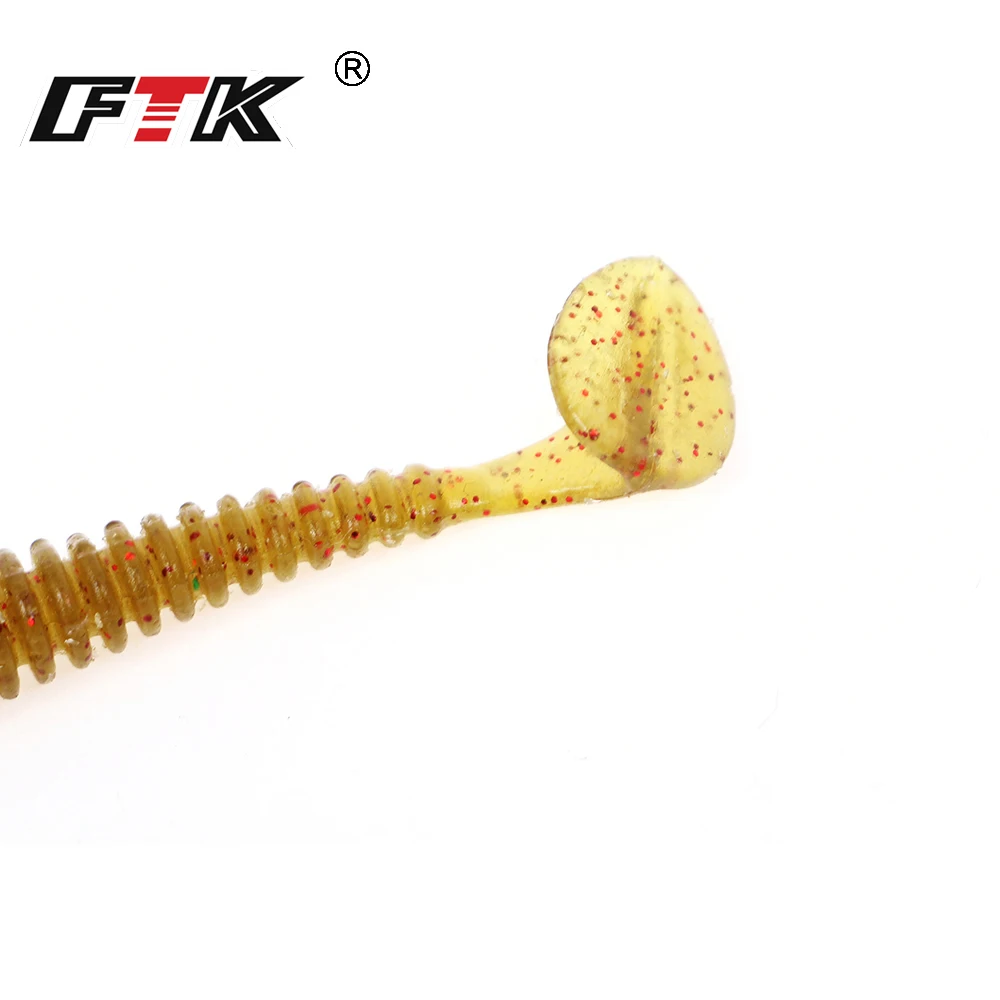 FTK приманки для рыбной ловли 5 шт. приманка джиггинга в виде червей воблер набор