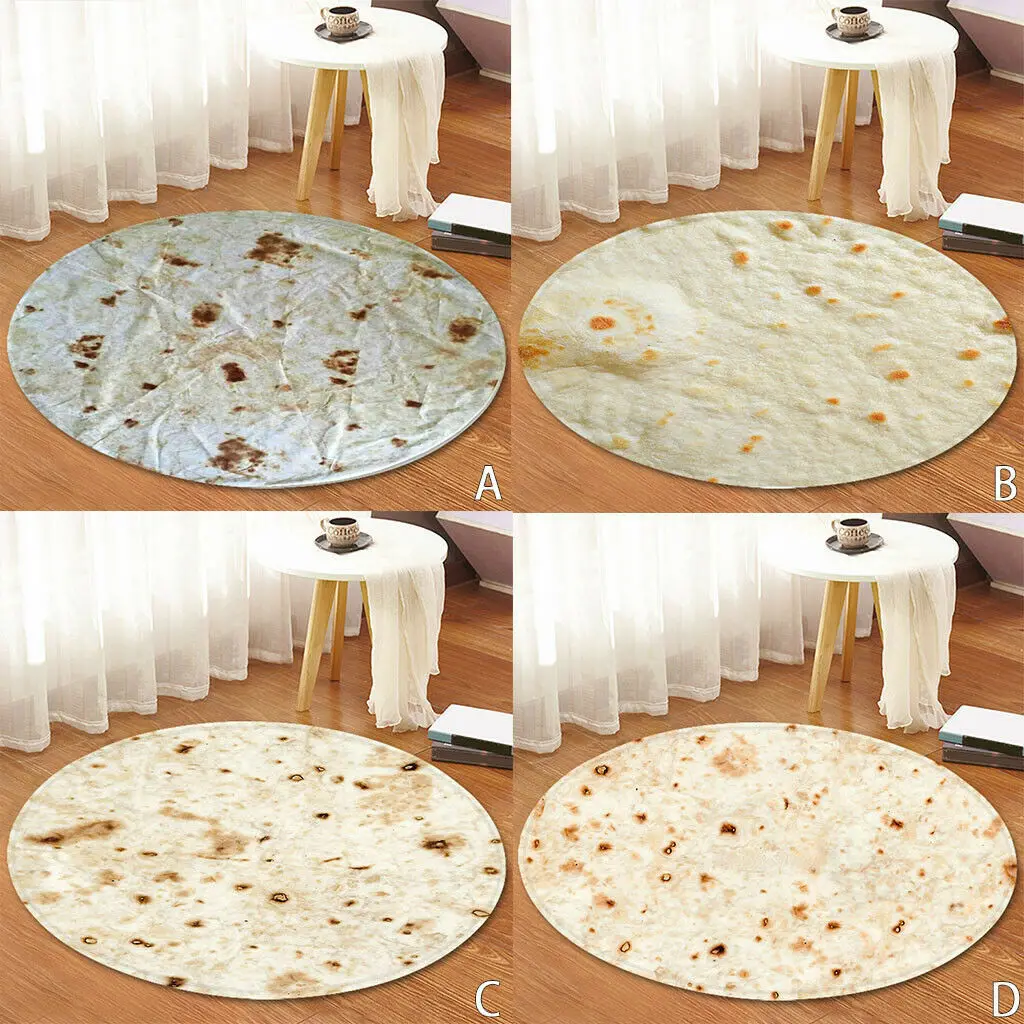 Домашний ковер круглой формы стильный декор 60 см домашний 2019 | Дом и сад