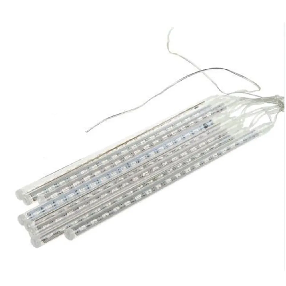 Romantic Meteor Rain White 30CM 8Tubes 144LED Xmas Tree Light Party Decoration | Лампы и освещение