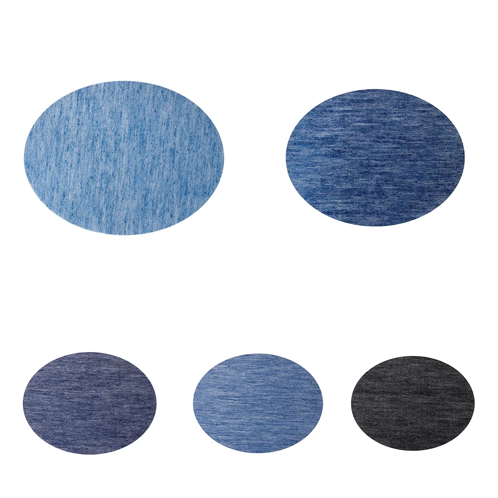 2 шт./компл. новые джинсы из джинсовой ткани с овальным коленом локоть утюжок для