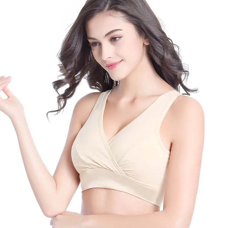 Бюстгальтеры для беременных из хлопка грудного вскармливания бюстгальтеры сна