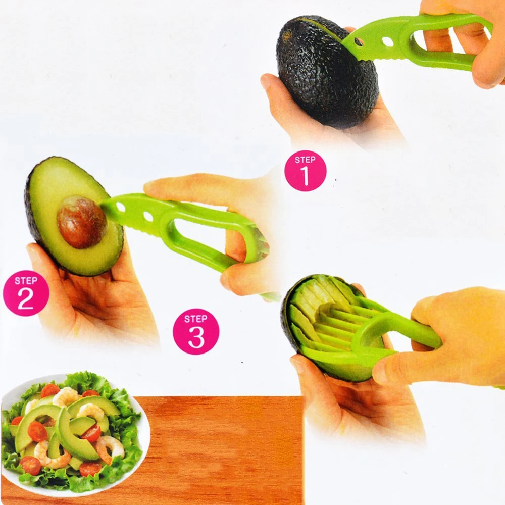 3 в 1 слайсер для авокадо|3-in-1 avocado slicer|avocado cuttermango slicer |