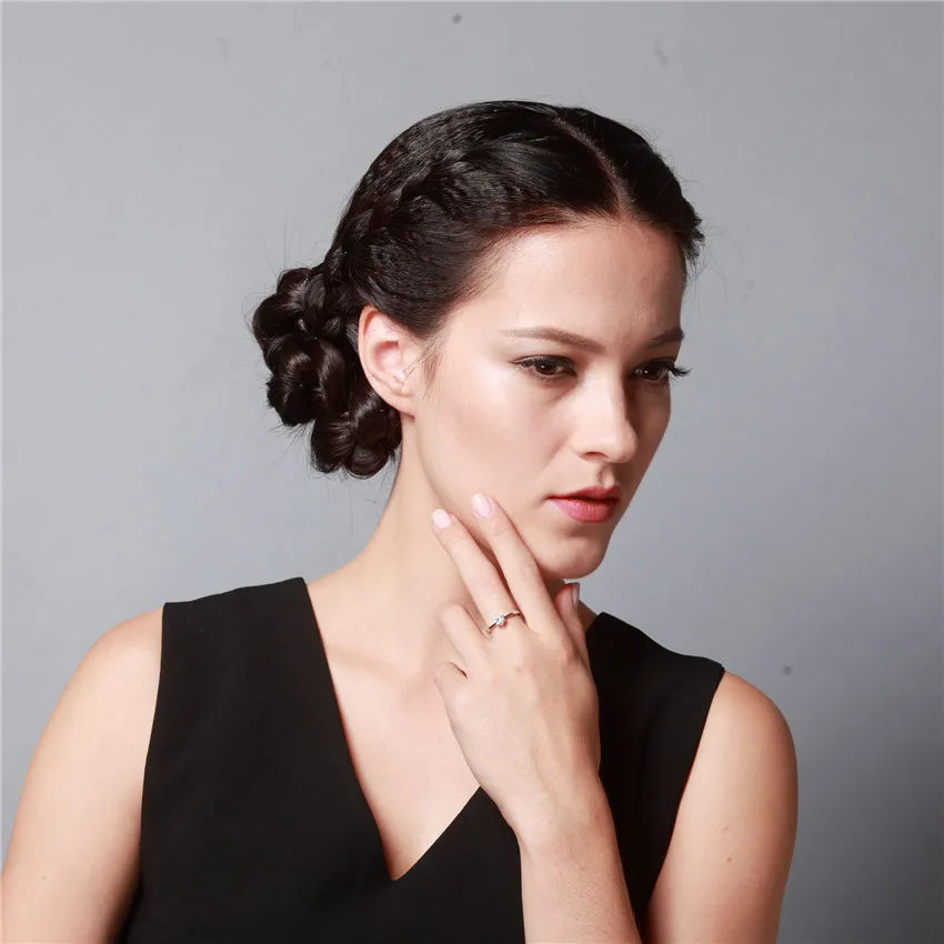 Скидка 5% обручальные кольца для женщин влюбленных подарок серебряный Цвет