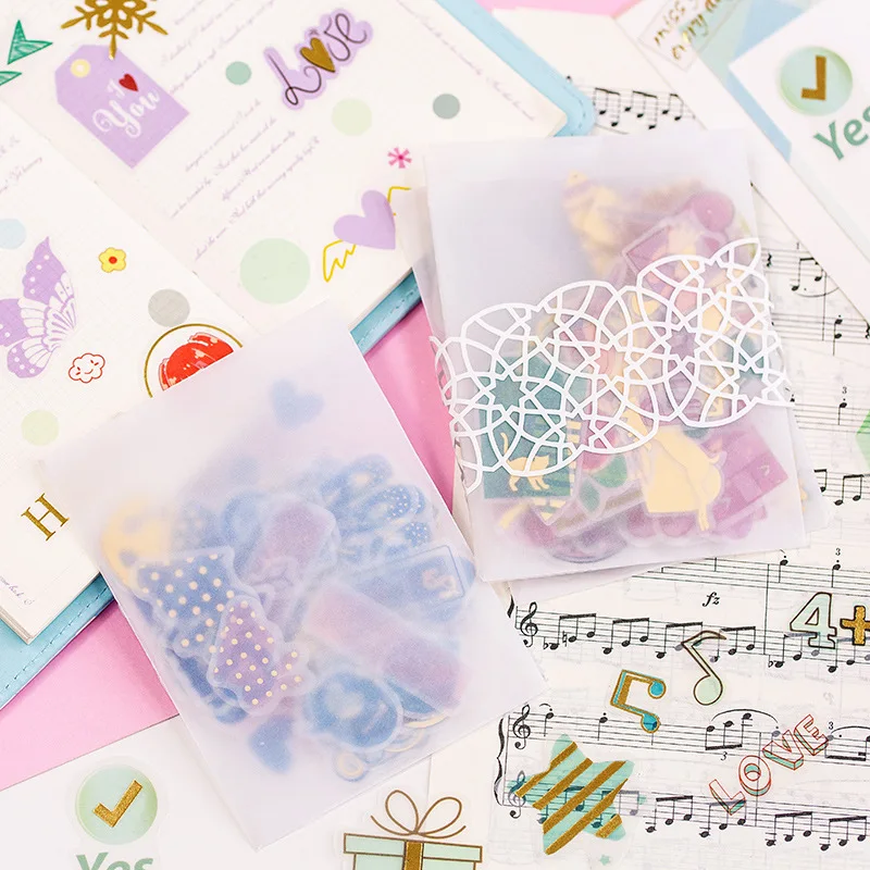 100 шт./лот Золотые декоративные наклейки Washi для скрапбукинга этикетка дневник