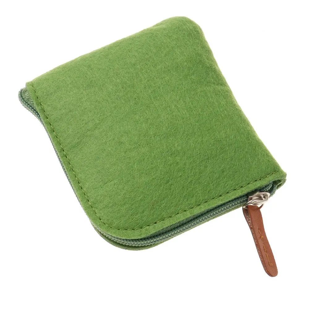 Мини кошелек для монет однотонный женщин и мужчин сумка смены держатель